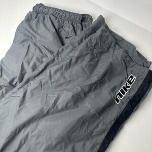 Vintage Nike Sportsware Mens Grey Track Pants Lined Size XXL READ